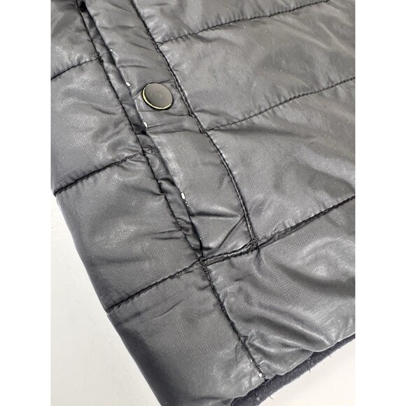 Vintage Dry Goods Reversible Quilted Vest Mens Medium Black Orange Workwear USA - Picture 15 of 16